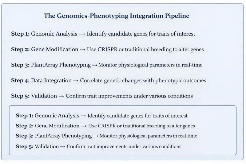How Does PlantArray Bridge Genomics and Phenotyping