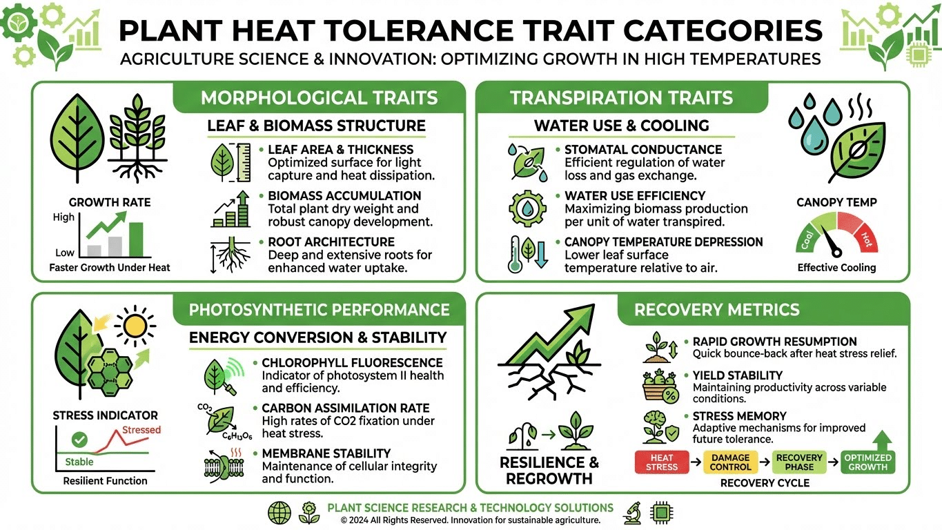 Flowchart illustrating the three-stage workflow for thermal stress research from initial screening through confirmation to field validation