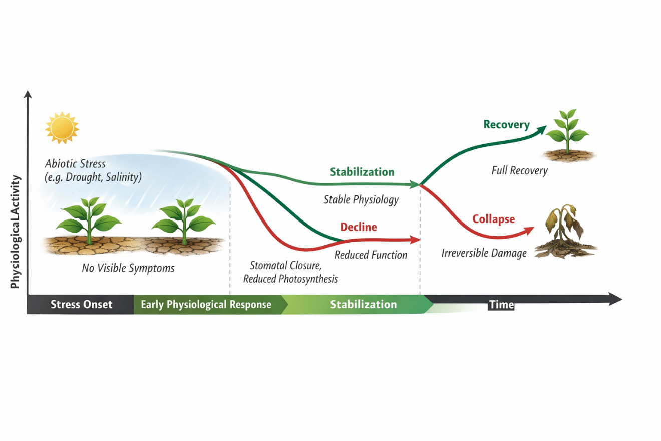 Dynamic plant response measurements over time