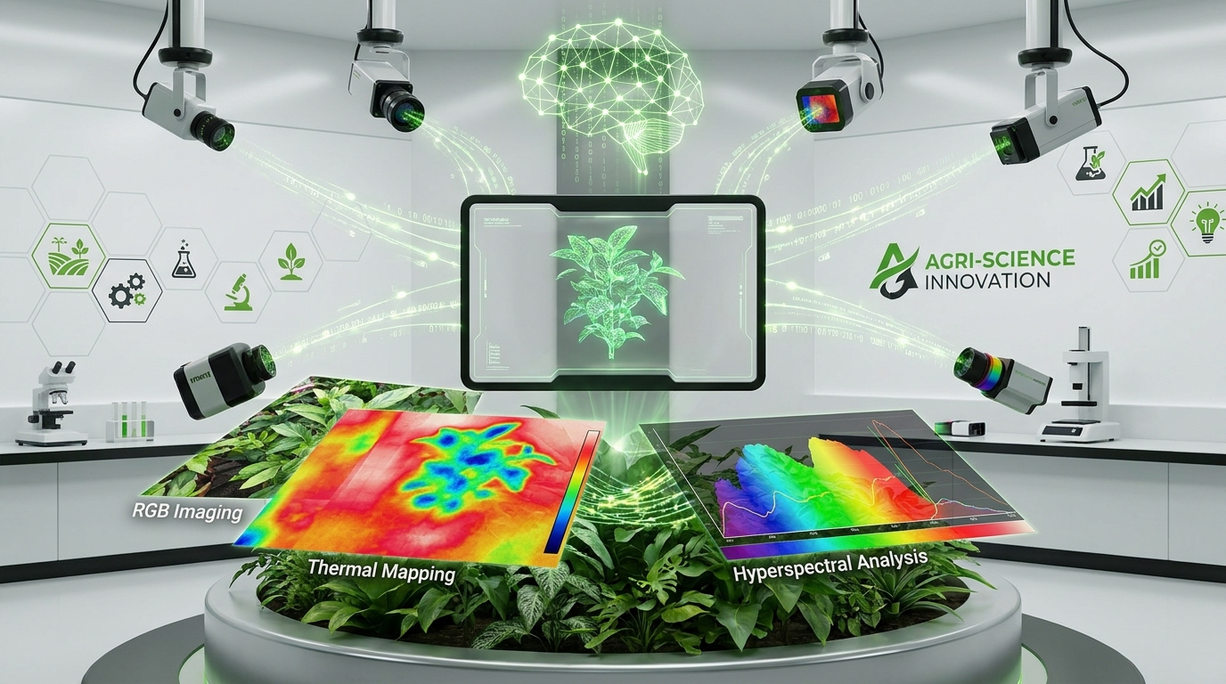 Future directions in non-invasive plant phenotyping including AI analytics, sensor miniaturization, and integrated research platforms