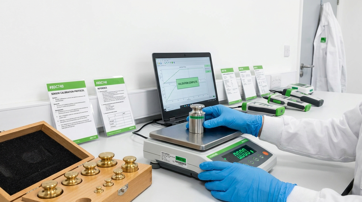 Sensor calibration and pilot validation workflow for plant phenotyping system installation
